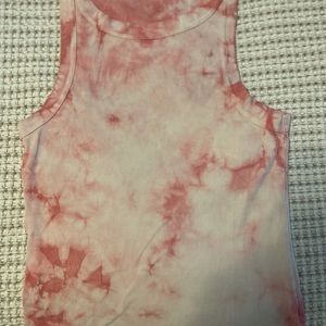 banana republic pink tank size M